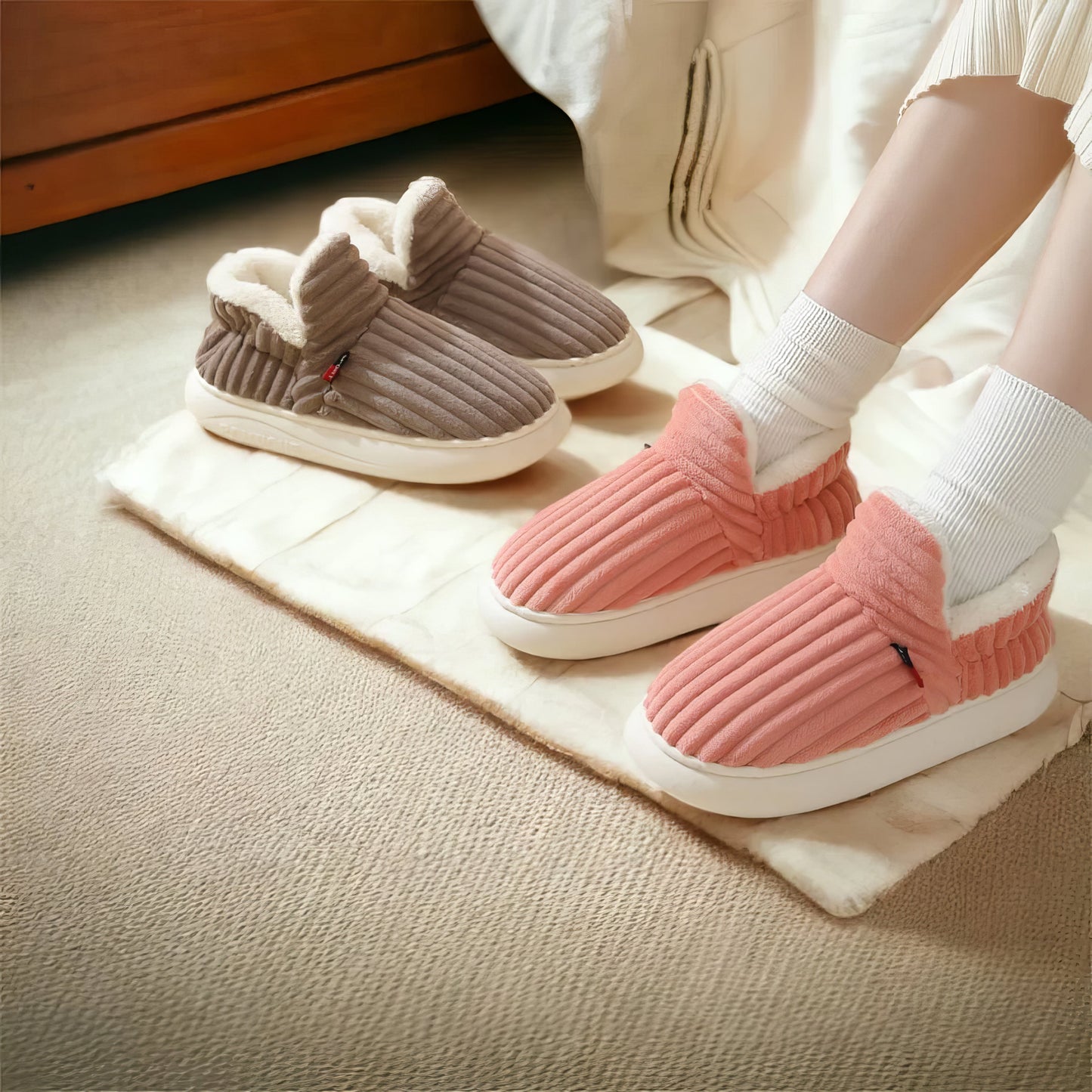 SoftSteps | Bekväma Varma Tofflor