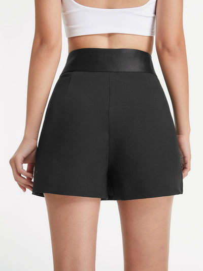 Tyra™ | Satinband Midjekort Skort
