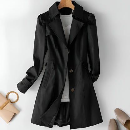Noelle™ | Lätt Lyx i en Tidlös Trenchcoat