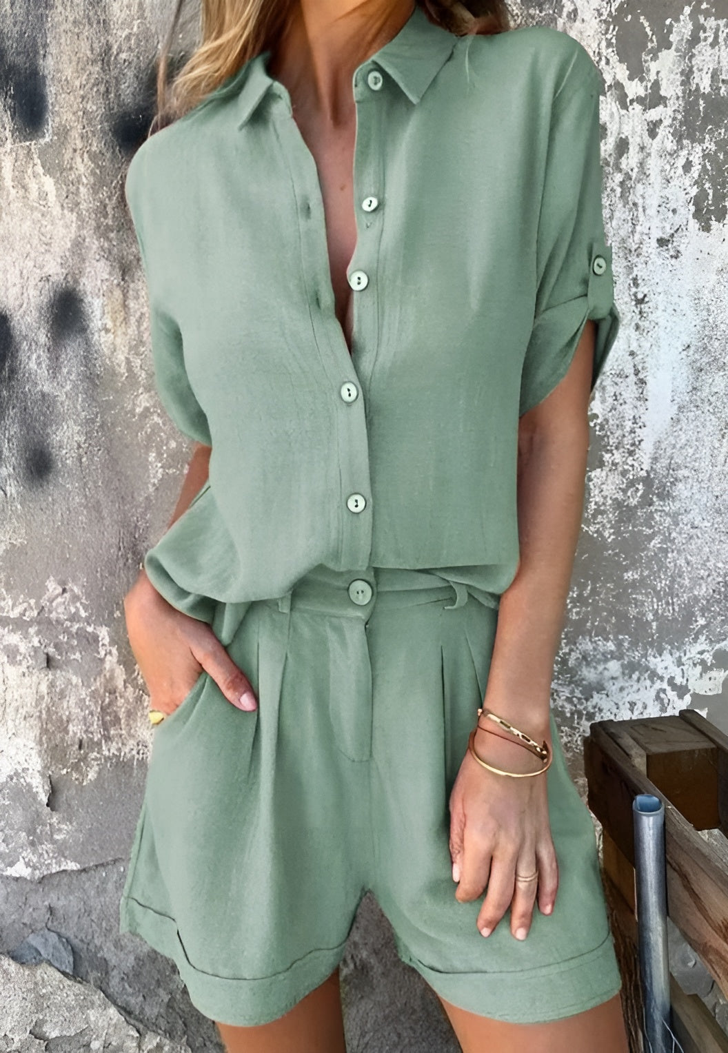 Klara™ | Sommarbrisa Linne Set